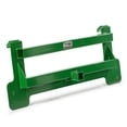 thumbnail image 1 of Titan Attachments Receiver Mount Plate Fits Front Loader Hook and Pin Connection, 2" Receiver Hitch, 3000 LB Weight Capacity, Green Finish Steel Mount Plate Adapter, 1 of 10