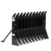 Titan Attachments Root Rake Tractor Attachment, 60in Wide, Universal Quick Tach Hookup