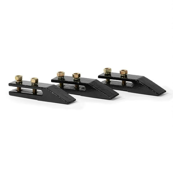 Titan Attachments Set of 3 Black Replacement Tooth Kit for Backhoe Bucket, Fits a Fronthoe and LW Series Backhoe