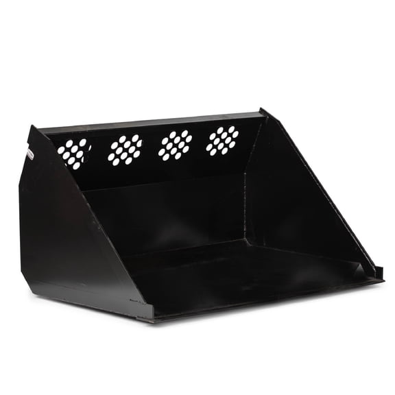 Titan Attachments Skid Steer Bucket 72" High Capacity Universal SSQA Snow Mulch