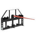 thumbnail image 1 of Titan Attachments Standard Series Hay Frame, 43" Conus 2 Hay Bale Spear and Stabilizers, Universal SSQA Connection, 1 of 10