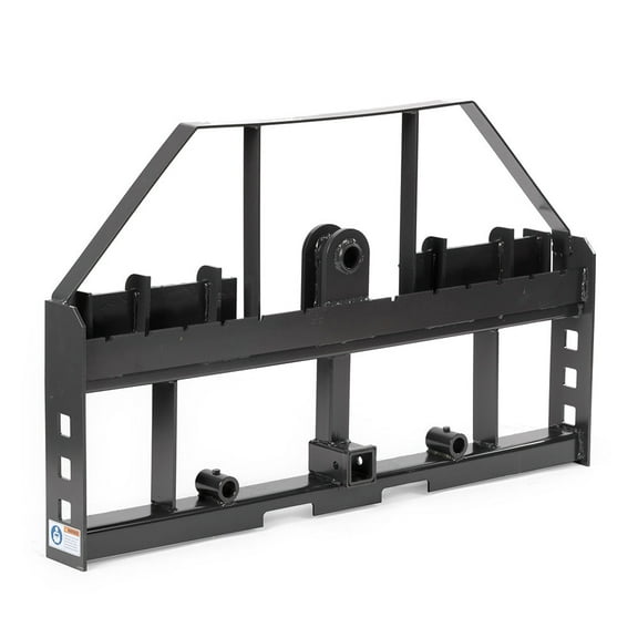 Titan Attachments Standard Series Pallet Fork Frame, Skid Steer Quick Tach Connection, 2" Receiver Hitch, Rated 4,000 LB