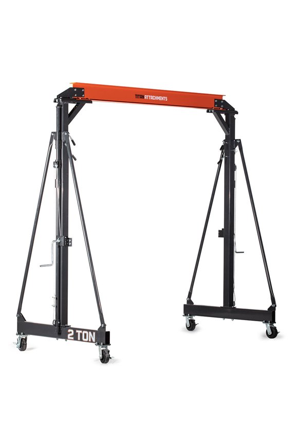 Telescoping Gantry Crane, 2 Ton Capacity, Shop Lift Hoist