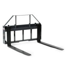 Titan Attachments UA Pallet Fork Frame Attachment, 48" Fork Blades, Rate 4,000 LB, Skid Steer Quick Tach Tractor