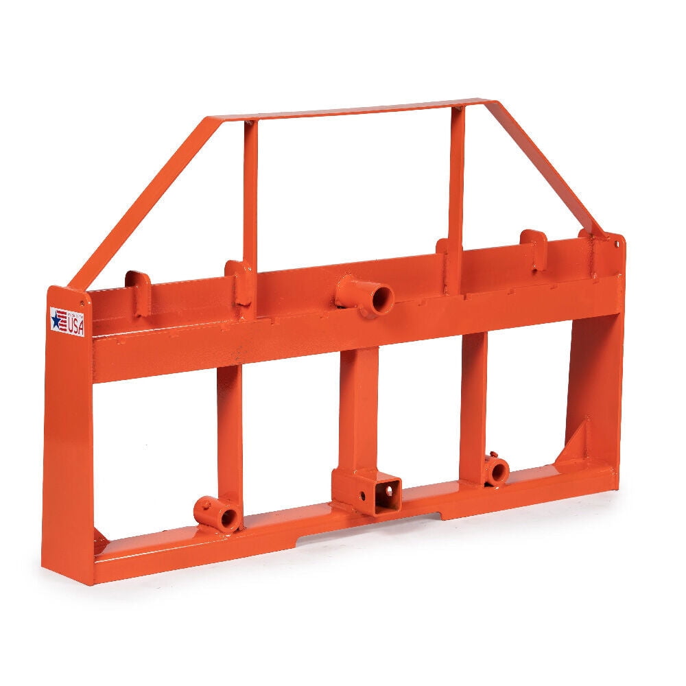 Titan Attachments UA USA Made Orange Pallet Fork Frame Attachment, Rated 4,500 LB