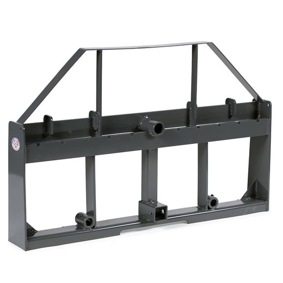 Titan Attachments USA Made Standard Series Pallet Fork Frame Attachment, Grey Finish, SSQA Compatible, Rated 4,000 LB