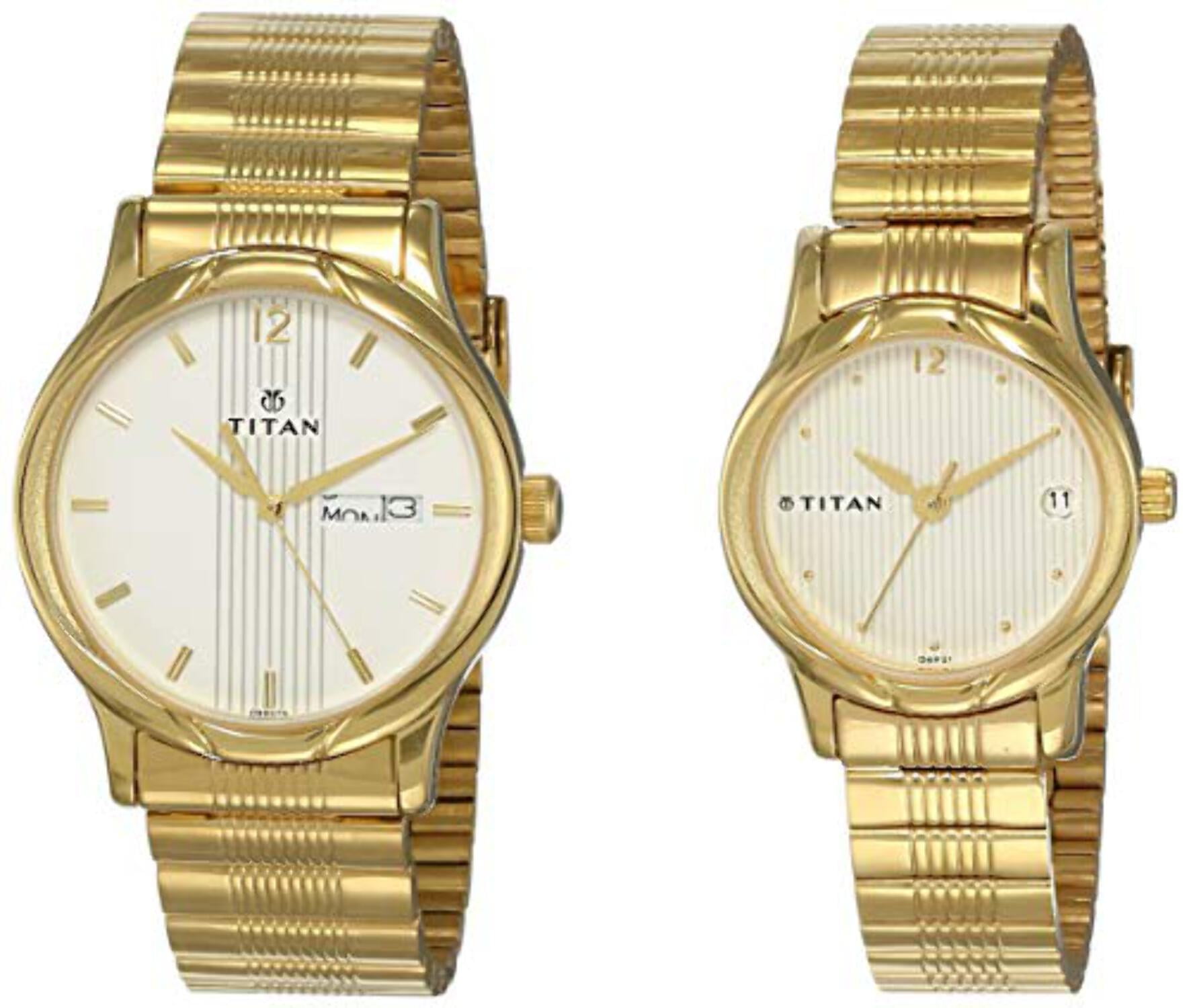 Titan bandhan couple watches hotsell