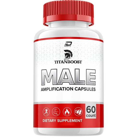 Titan Boost for Men Pills TitanBoost Amplification Capsules, 60 Capsules