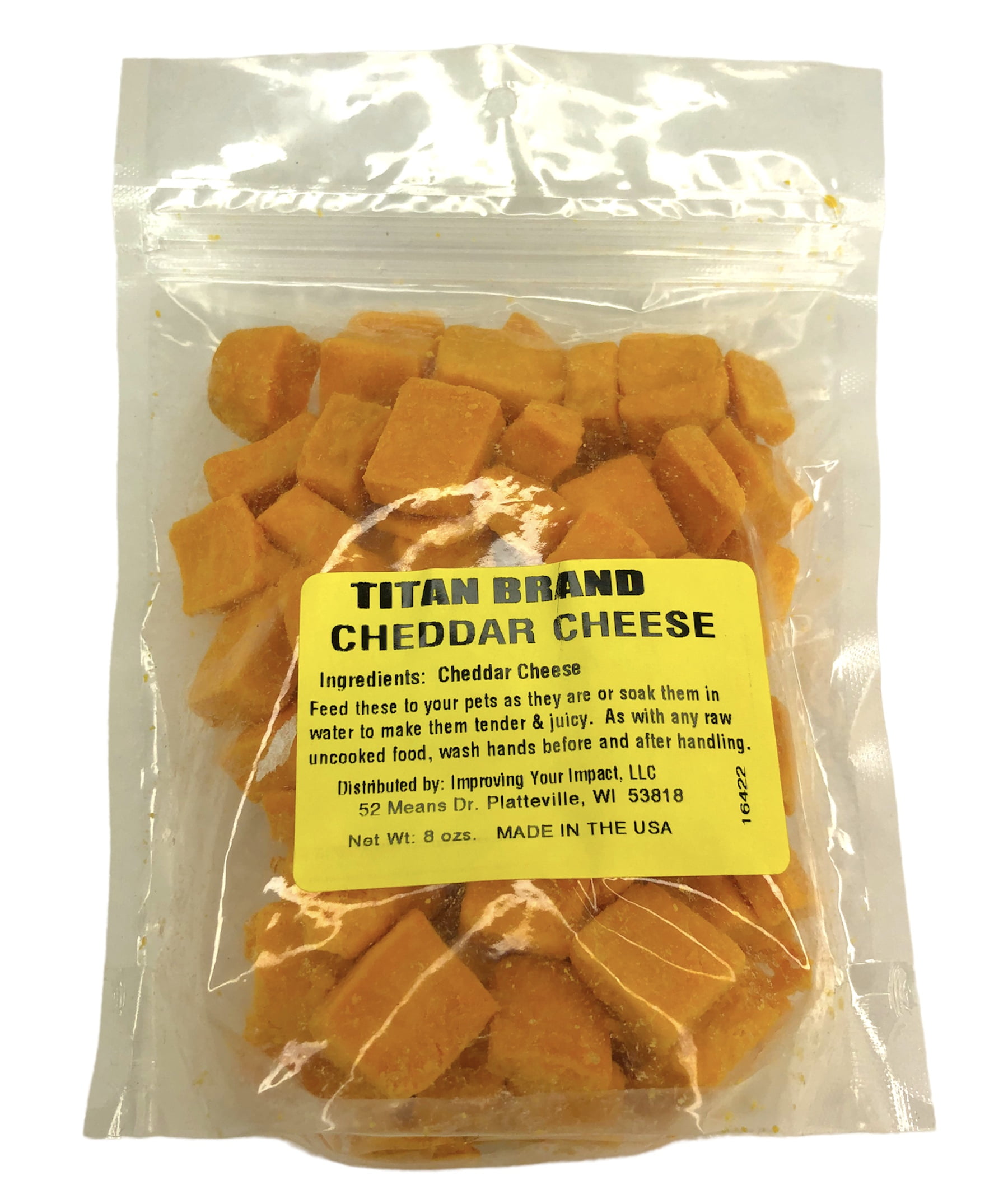 Titan Brand Freeze Dried Cheese Dog Treats Made in the USA Only