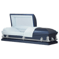 thumbnail image 1 of Titan Casket Andover Series Dark Blue 20-gauge steel 83.00 x 28.00 x 23.00 in Casket, Rectangular, 1 of 5