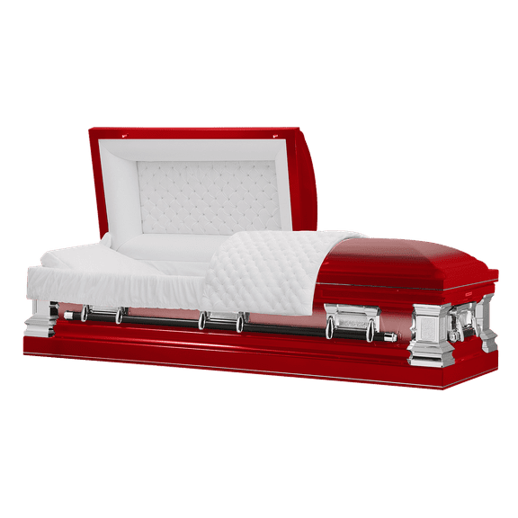 Titan Casket, Era Series Funeral Casket in Red