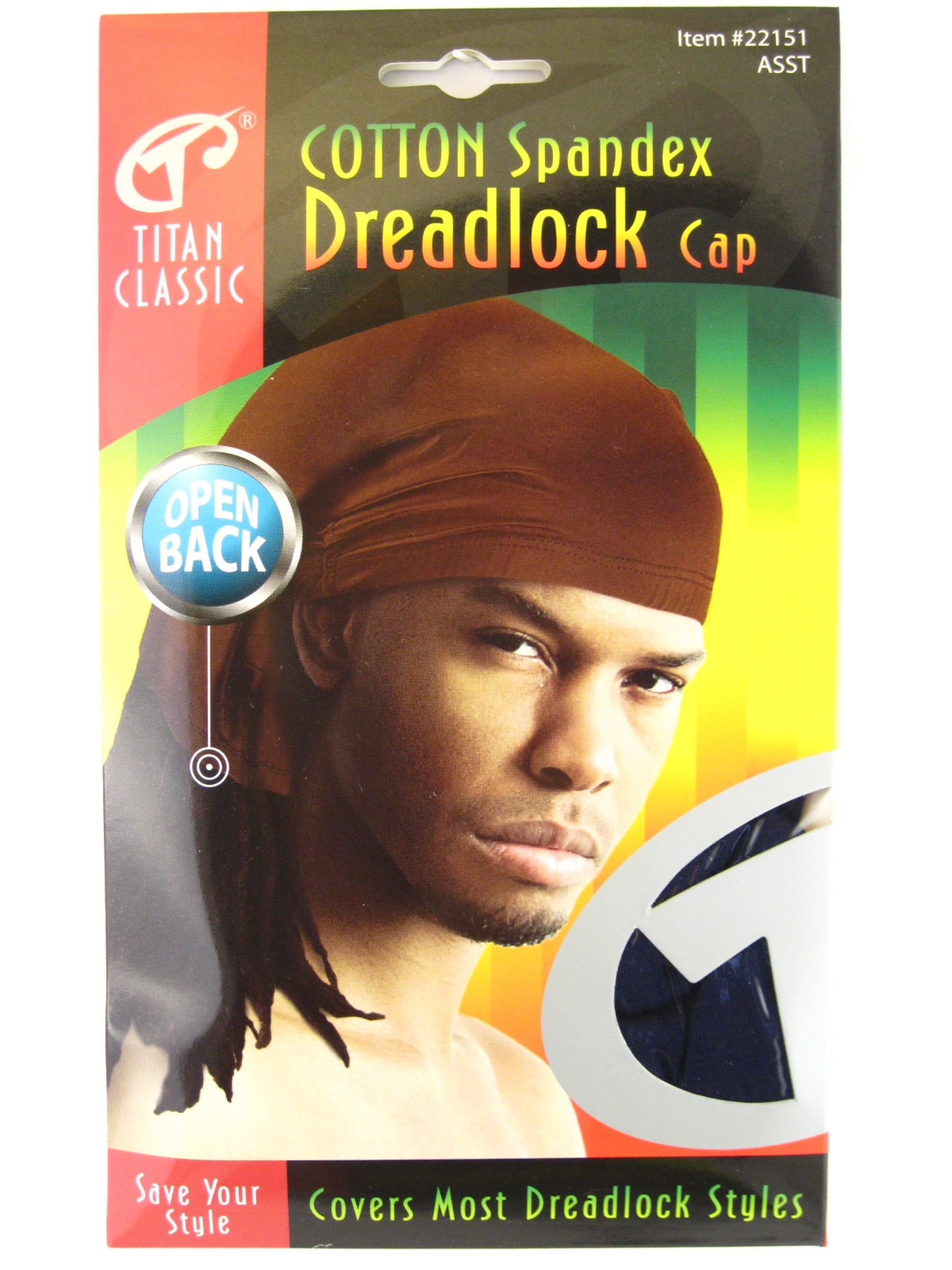 Titan Cotton Spandex Dreadlock Cap Titan Cotton Spandex Dreadlock Cap