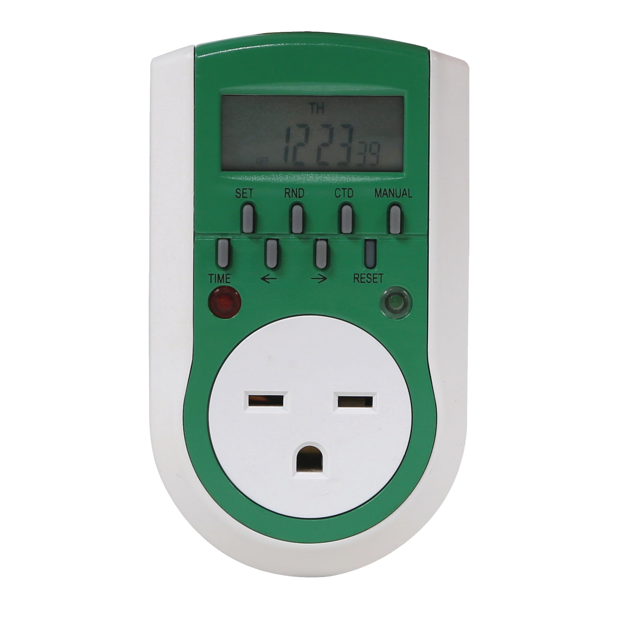 Chok Timer Outlet, Programmable 110V/220V Pump Timer Switch, Minimum  Setting by Seconds, Timing Socket Converter, Power Timing Automatic Control
