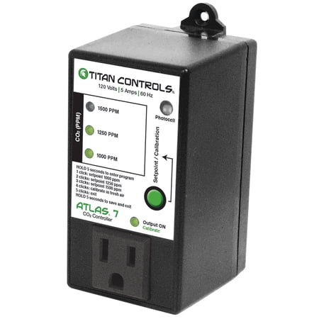 Titan Controls Atlas 7 - CO2 Controller for Grow Rooms
