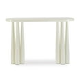 thumbnail image 1 of TOV Furniture Titan Cream Glossy Console Table, 1 of 9