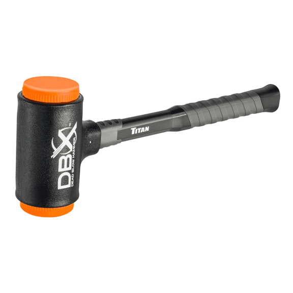 Titan DBX 45 oz. Dead Blow Hammer with Polyurethane Striking Caps