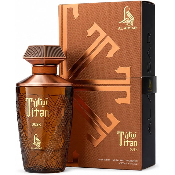 Titan Dusk by Al Absar Eau de Parfum 100ml | Bold Woody Spicy Masculine Fragrance | Long Lasting Men’s Perfume Spray