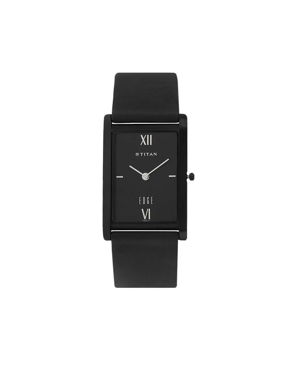 Titan Edge Analog Black Dial Men's Watch-NN1043NL01/NP1043NL01