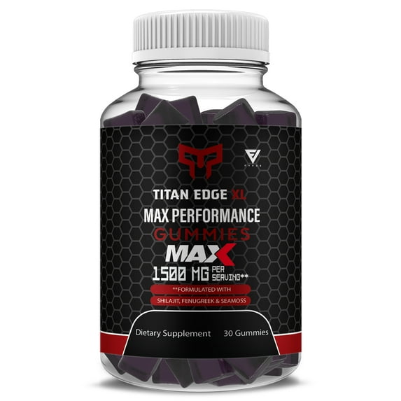Titan Edge XL Max Gummies Titan Edge XL Max Advanced Performance Supplement (1 Month Supply)