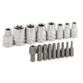thumbnail image 1 of Titan External Torx Socket and Bit Set, 17-Pc., Model# 16160, 1 of 2