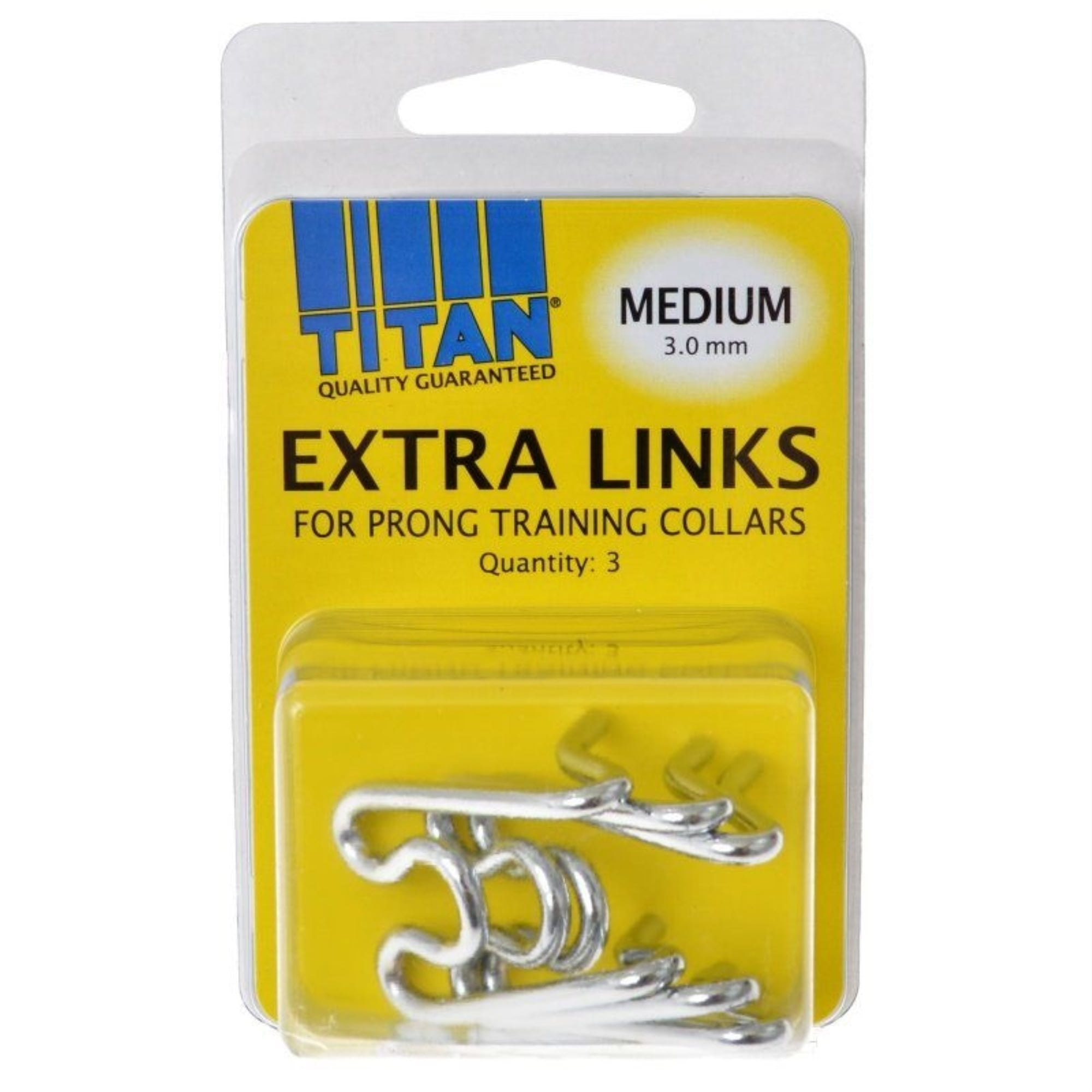 Titan Extra Links for Prong Training Collars Medium (3.0 mm) 3
