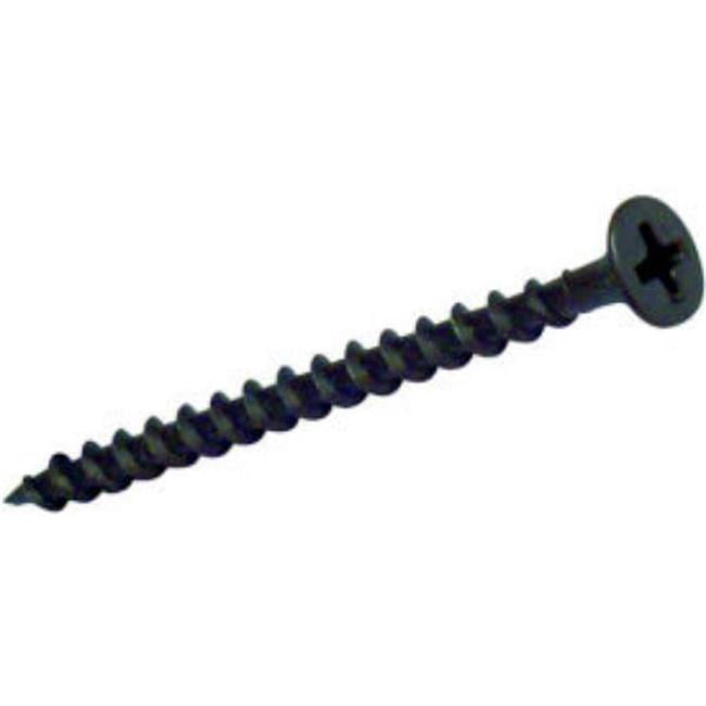 Titan Fasteners  1 in. No. 6 Drywall Screw - Phillips Bugle Head - Steel - Black Phosphate - Sharp Point - Package of 100