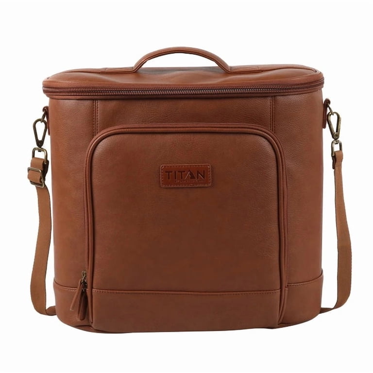 Titan Faux Leather Cooler Tote - Walmart.com