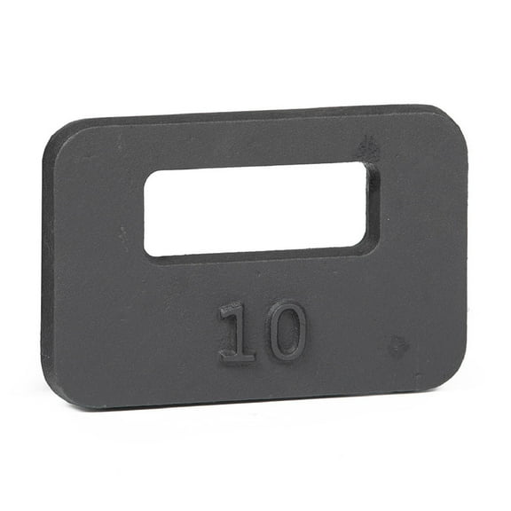 Titan Fitness 10 LB Cast Iron Ruck Weight Plate, Backpack Weight Training, Single Wide Handle, Round Corners Smooth Edge, Ideal for Resistance Training, Strengthen Posture Stability, Full Body Cardio