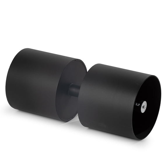 Titan Fitness 12" Circus Dumbbell, 2.5" Grip Handle, Olympic Plate-Loaded Bell Ends for Strongman Training