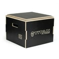 thumbnail image 1 of Titan Fitness 16in Anti-Slip Stackable Wooden Plyometric Box, Pro-Duty Plyo Box, Jump Step-Up Box Squat, Home Garage Gym Training, 1 of 6