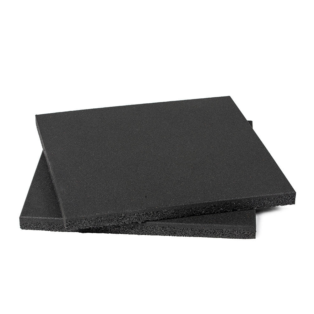 Titan Fitness 2 Pack Rubber Lifting Tiles, 24" x 24" ShockAbsorbing