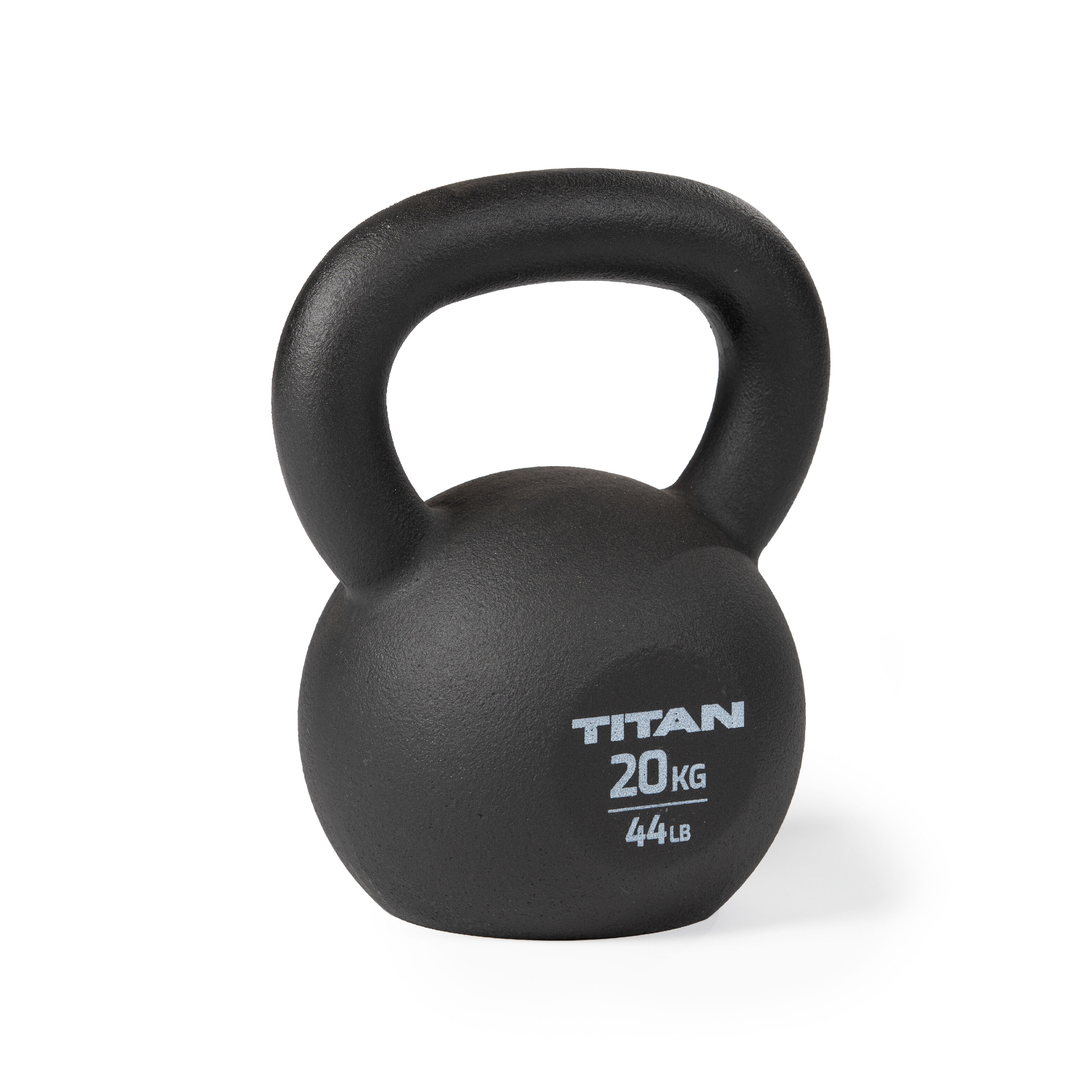 Weider 80 lb. Cast Iron Kettlebell with Hammertone Finish Single