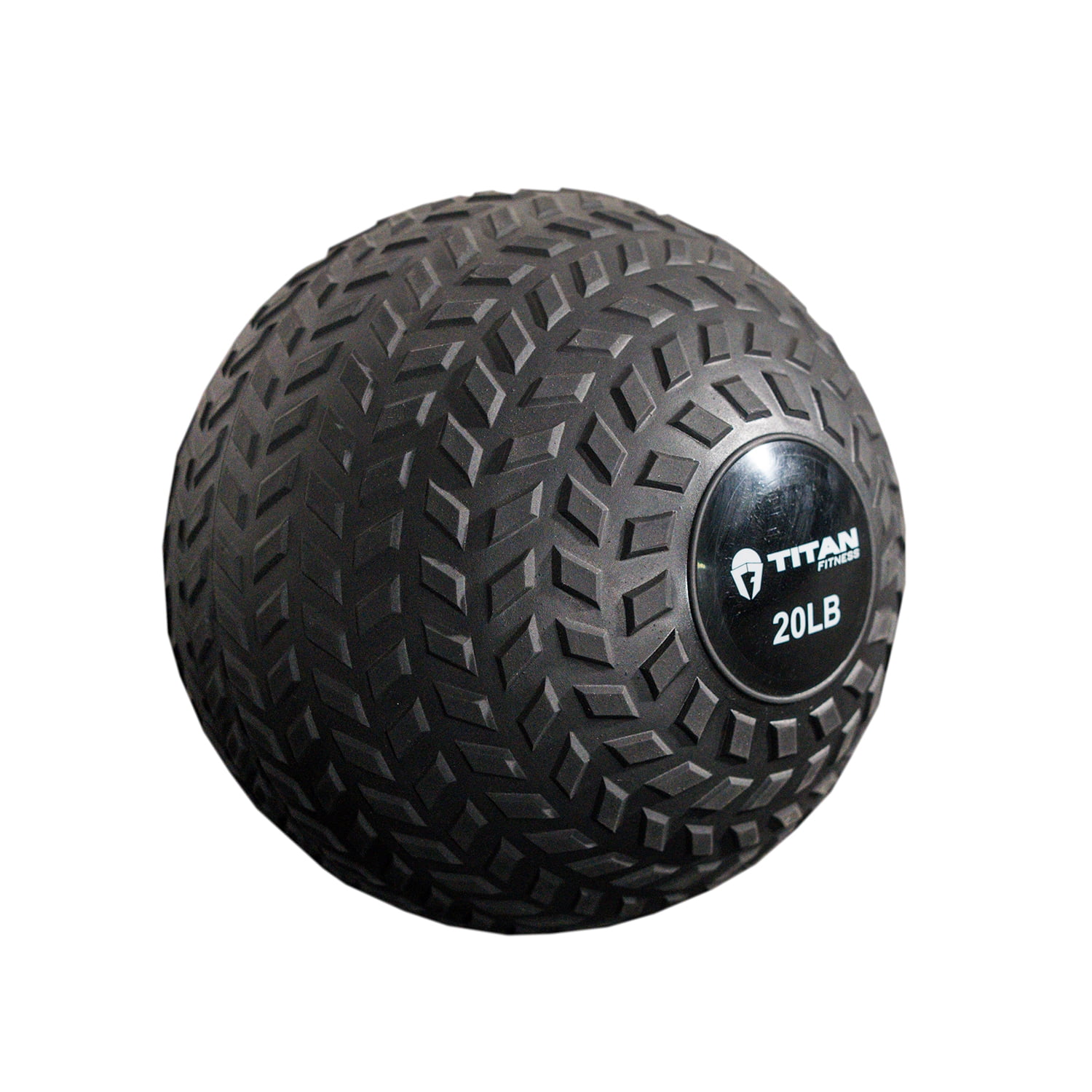 Titan Fitness 10 LB Rubber Tread Slam Ball Dead Bounce 10in