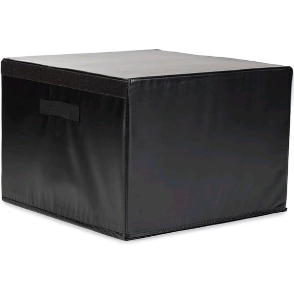 Titan Fitness 20" Stackable Soft Foam Plyometric Box, High Density EPE Foam Core Plyo Box, Step Up Exercise Platform, Box Squat, Step-Up, Box Jumps for Home Garage Gym Training