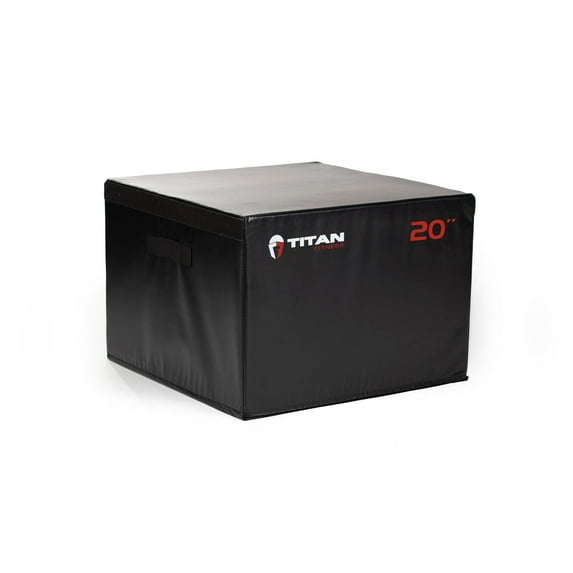 Titan Fitness 20-in Portable Soft Foam Plyometric Box