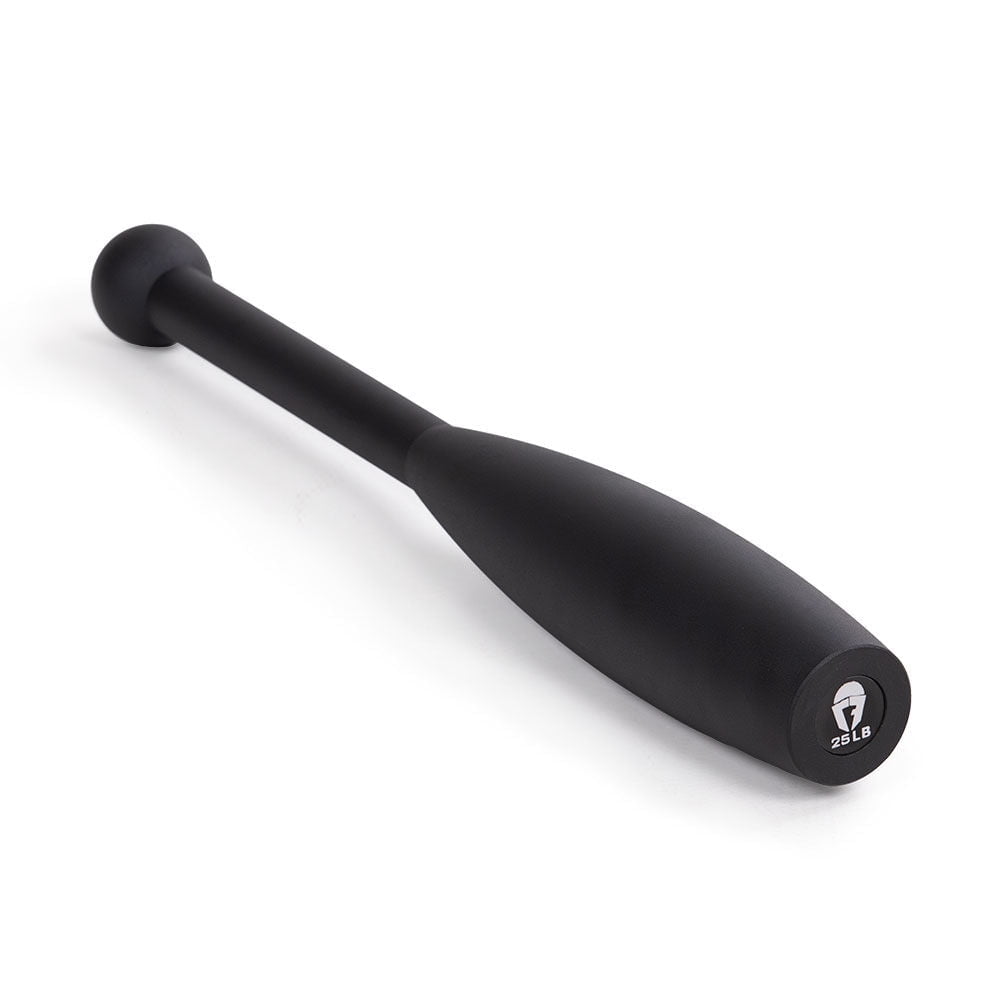 Titan Fitness 25 LB Steel Weight Indian Club for Strength Training, Rehabilitation, Stretching, Conditioning, Rotational and Functional Training, Improves Grip and Full Body Workout