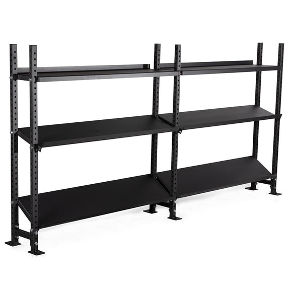 Titan Fitness 3-Tier Elite Series Extension Unit Mass Storage System, 73" x 149" Dumbbell Kettlebell Storage