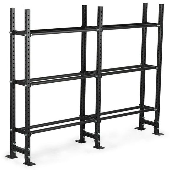 Titan Fitness 3-Tier Elite Series Extension Unit Mass Storage System, 73" x 94" Bumper Plate Storage
