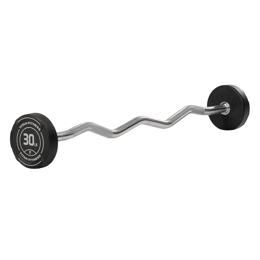 Titan Fitness Fixed Barbell - Thumbnail 2