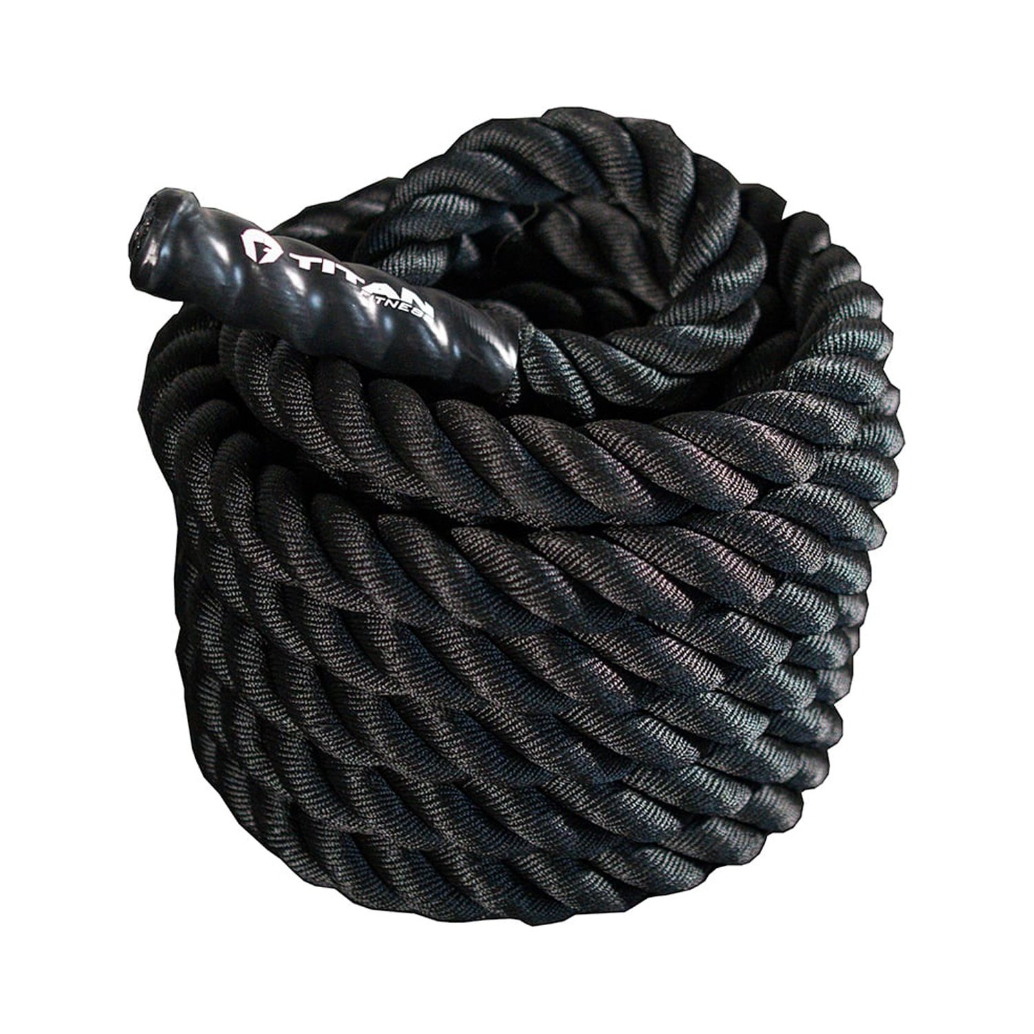 Titan Fitness 40ft Heavy Battle Rope 2" W HD Poly Dacron Climbing WOD Training
