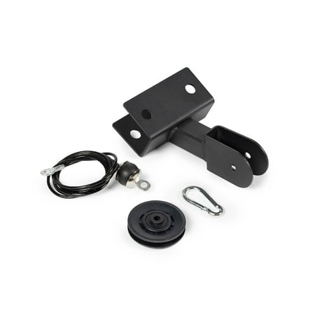 Titan Fitness Add-On T-3 Series Low Pulley, Rated 440 LB, 80" Cable Rack-Mounted Pulley System