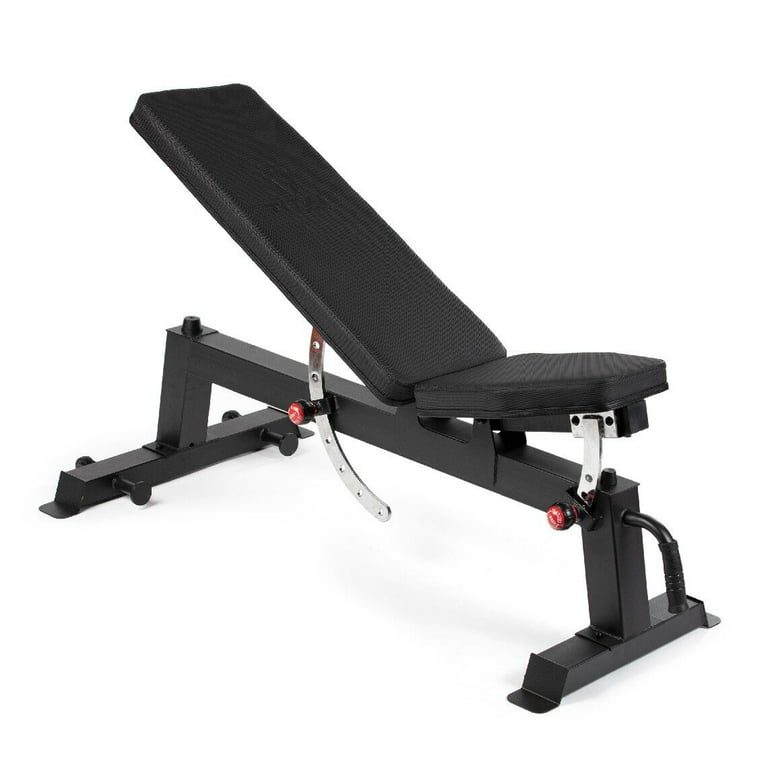 Titan Fitness Adjustable Incline Bench Rated 650 LB Utility Flat Incline or Upright Weight Bench