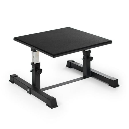 Titan Fitness Adjustable Plyometric Box, 24in Platform, 4 Adjustable Heights, Adjustable Steel Plyo Box for Jump, Crossfit, MMA Training, Plyometrics