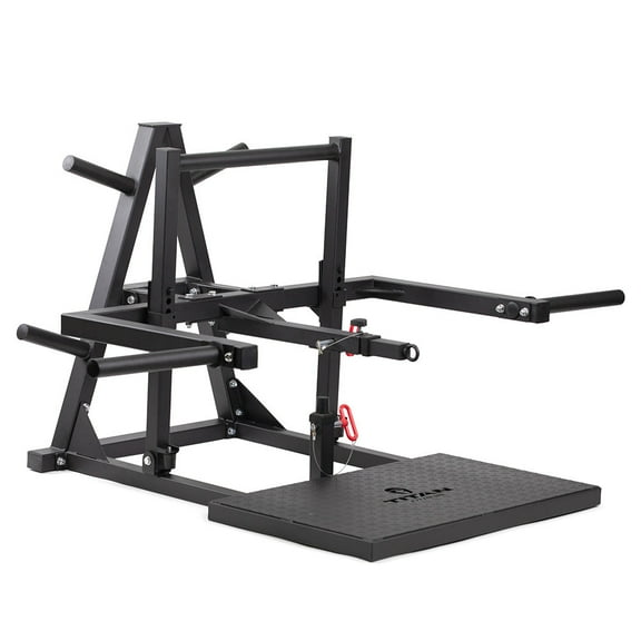 Titan Fitness Belt Squat Machine, Rated 1,000 LB, Plate-Loaded Leg Press Workout