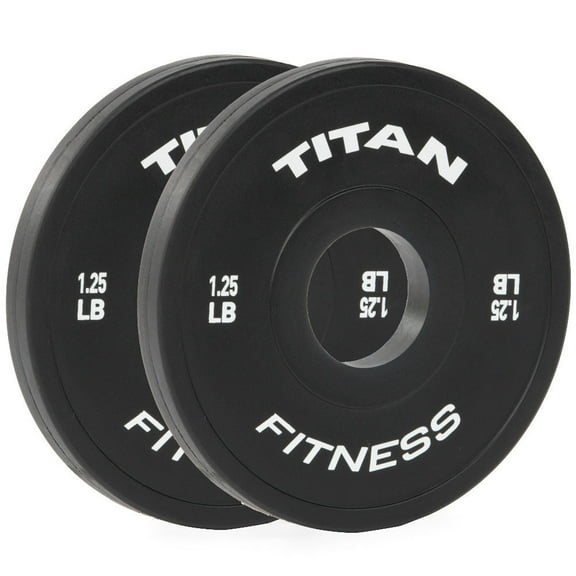 Titan Fitness Black Change Plates 1.25 lb. Pair