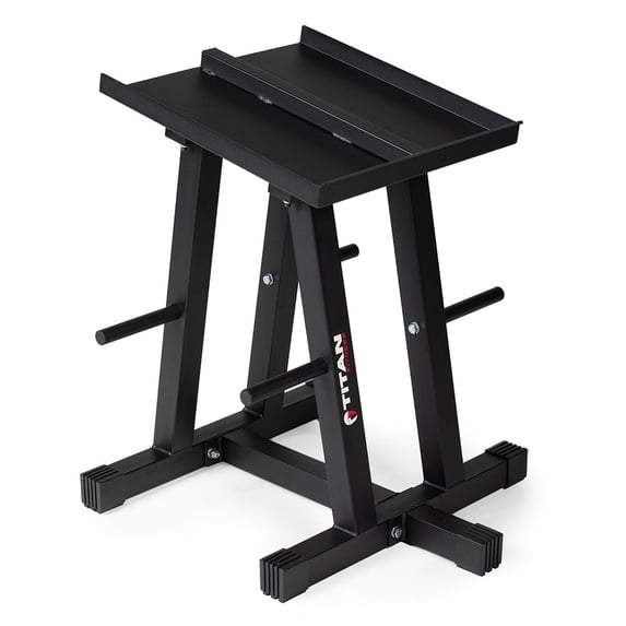 Titan Fitness Dumbbell Stand and Plate Tree, 260 LB Capacity