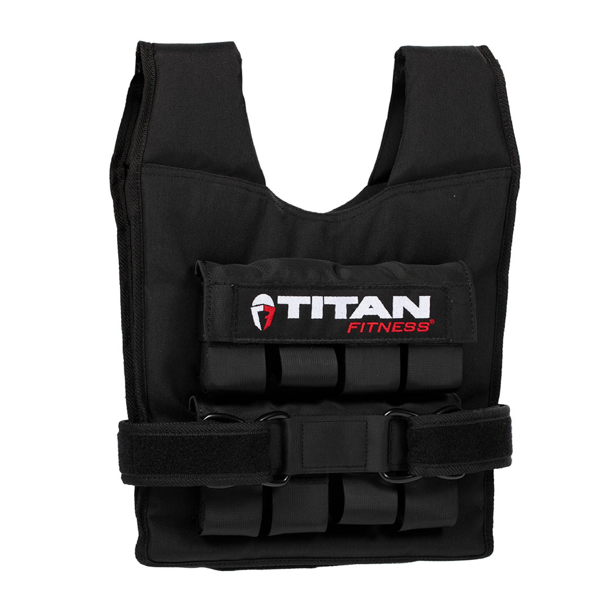 Titan Fitness Elite Series 20 LB Adjustable Weight Vest, (8) 2.5 LB