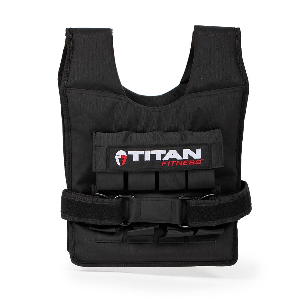 Titan Fitness Elite Series 40 LB Adjustable Weight Vest, (16) 2.5 LB