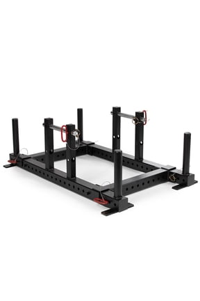 Farmers Walk Handles Platform and Deadlift System, Rated 500 LB Each, Grip Strength Weight Training