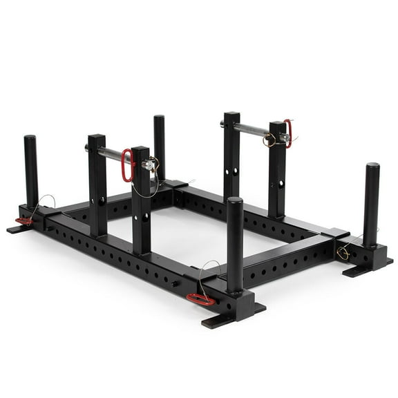 Titan Fitness Farmers Walk Handles Platform and Deadlift System, Rated 500 LB Each, Grip Strength Weight Training